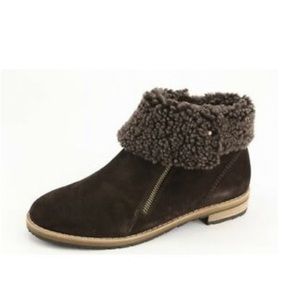 🤎Paul Green🤎 Thermo Sole Winter Shearling Boots size 9 / 9,5 brown warm zip
